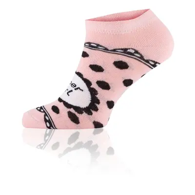 GIRL Socks for Feet - Pink/Black/White