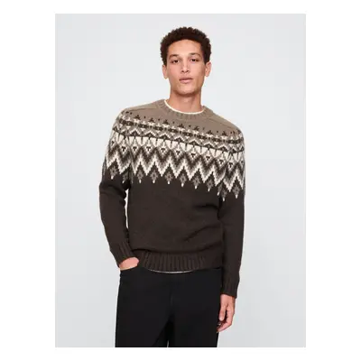 GAP Sweater with wool blend Fair Isle - Men's