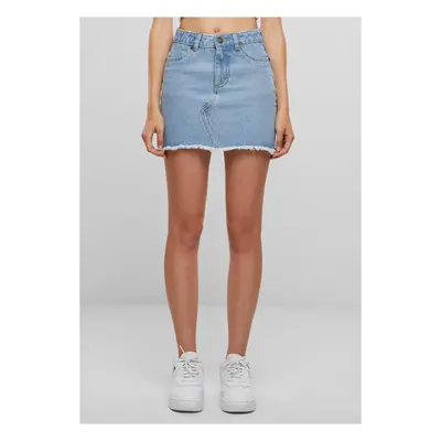 Women's mini denim skirt - blue