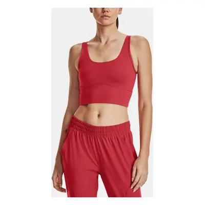 Under Armour Tank Top Meridian Fitted Crop Tank-RED - Women