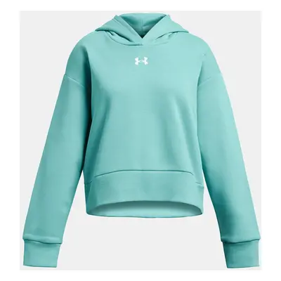 Under Armour Sweatshirt UA Rival Fleece Crop Hoodie - GRN - girls