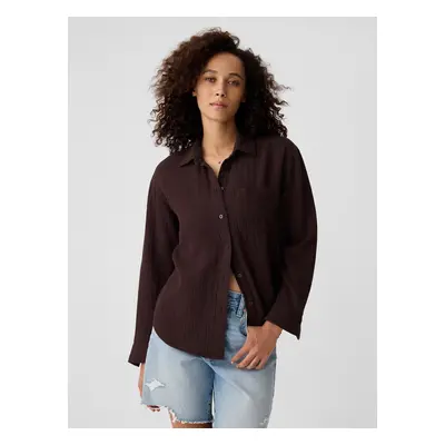 GAP Oversize Muslin Shirt - Women