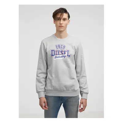 Men's Grey Diesel Sweatshirt - Men's