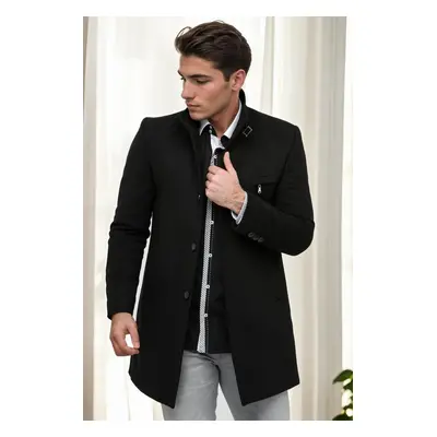 PLT8367 DEWBERRY MEN'S COAT-BLACK-2