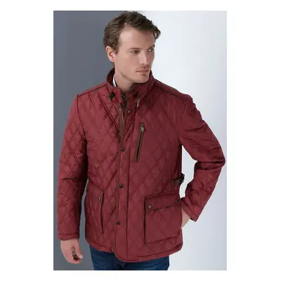 K8613 DEWBERRY COAT-BURGUNDY