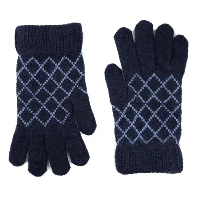 Art Of Polo Woman's Gloves Rk22242 Navy Blue