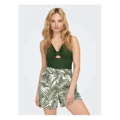 Green women's top ONLY Jany - Women