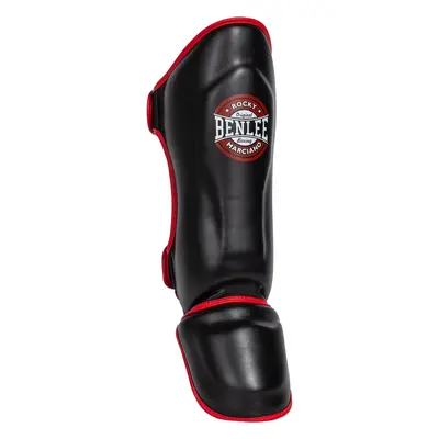 Lonsdale Kids artificial leather shin guards (1 pair)