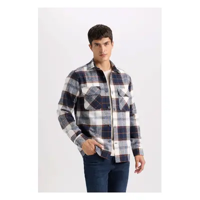 DEFACTO Regular Fit Lumberjack Plaid Long Sleeve Shirt