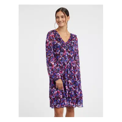 Orsay Purple Women Floral Dress - Women