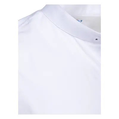 Men's casual shirt with stand-up collar white Dstreet