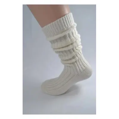 47820 Dewberry Wool Boot Socks-CREAM