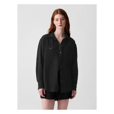 GAP Oversize Muslin Shirt - Women