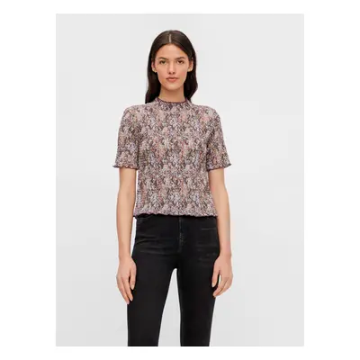 Brown Patterned Blouse Pieces Leaste - Women's