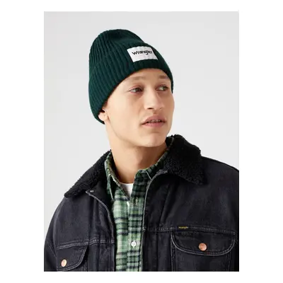 Dark green men's ribbed winter hat Wrangler - Men's