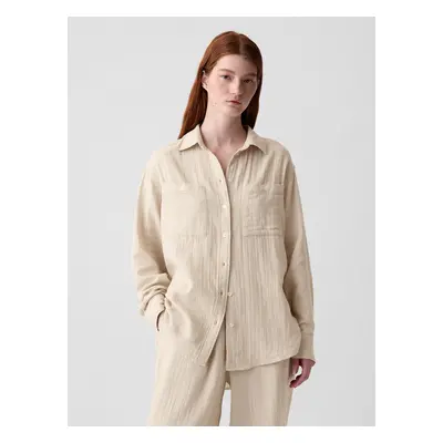 GAP Oversize Muslin Shirt - Women