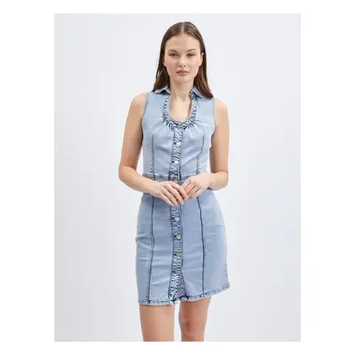 Orsay Light blue women's denim dress - Women's