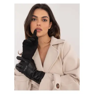 Black elegant women's gloves