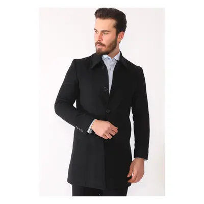 PLT8364 DEWBERRY MEN'S COAT-BLACK