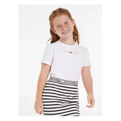 White Girls' T-Shirt Tommy Hilfiger - Girls