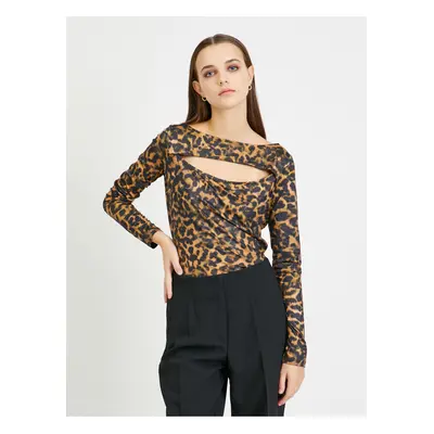 Női top Guess Leopard