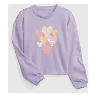 GAP Kids Sweatshirt with Sequins - Girls