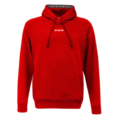 Men's CCM Team Fleece Pullover Hoodie Red