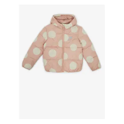 Light Pink Girly Polka Dot Quilted Jacket Tom Tailor - Girls