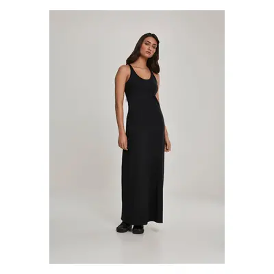 Women's Long Dress Racer Back Dress Black