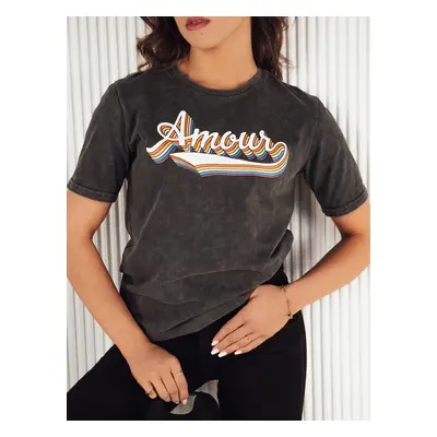 AMOURETTE women's t-shirt black Dstreet