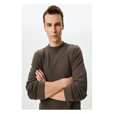 Koton Men's Brown Sweater