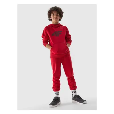 4F jogger sweatpants for boys - red