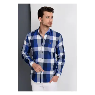 G662 DEWBERRY MEN'S SHIRT-NAVY-BLUE