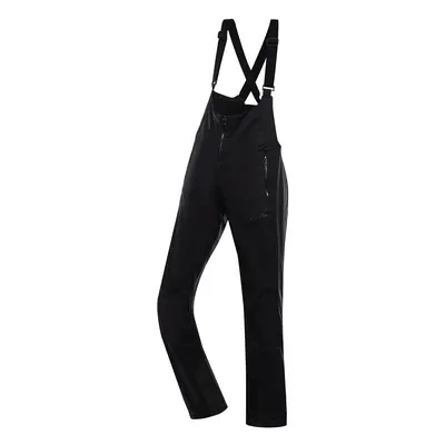 Women's ski softshell pants with membrane ALPINE PRO GERANA black