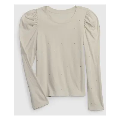 GAP Kids T-shirt with puffed sleeves - Girls