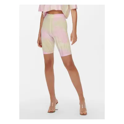 Pink-cream Short Leggings ONLY-Vera - Women