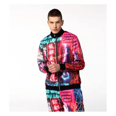 Mr. GUGU & Miss GO Man's Street Neon Track Jacket S-W-526