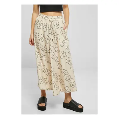 Women's viscose midi skirt made of soft seagrass flower