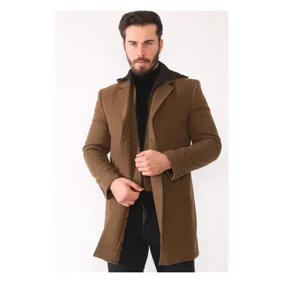 PLT8395 DEWBERRY BATTAL COAT-CAMEL