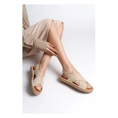 Capone Outfitters Women's Cross-Blade Espadrilles Sandals