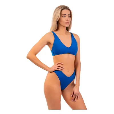 Women's swimsuit Nebbia Triangle Bralette Bikini Top with padding Blue