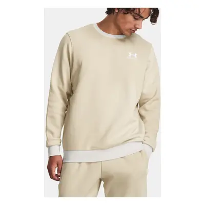 Under Armour Sweatshirt UA Essential Flc Novelty Crw-BRN - Men's