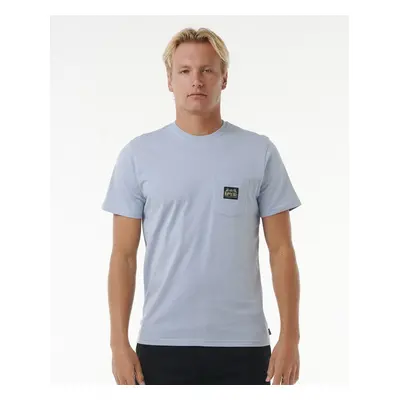 Rip Curl HORIZON BADGE SS TEE Spray Blue T-shirt