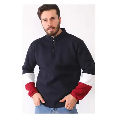 1041 DEWBERRY MEN'S SWEATSHIRT-NAVY BLUE