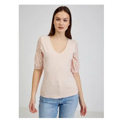 Light pink women's T-shirt ORSAY - Women