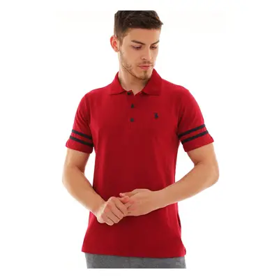 T8585 DEWBERRY MEN'S T-SHIRT-BURGUNDY