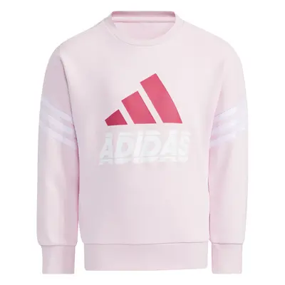 adidas Graphic Crew Neck Clear Pink Children's Sweatshirt