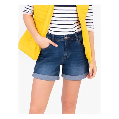 Dark Blue Womens Short Denim Shorts Brakeburn - Women