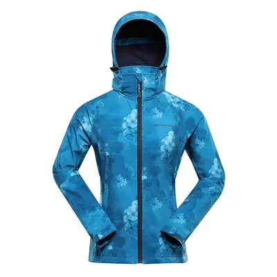 Women's softshell jacket with membrane ALPINE PRO HOORA vallarta blue variant pa