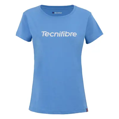 Dámské tričko Tecnifibre Club Cotton Tee Azur